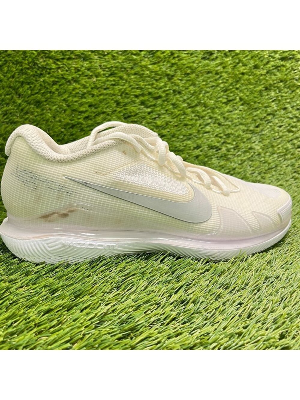 Nike Court Air Zoom Vapor Pro Women Size 8.5 White Running Tennis Shoes Sneakers